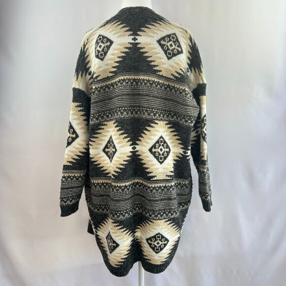 Dreamers Boho Southwest Western Knit Cardigan - Women Medium Large - Picture 4 of 8